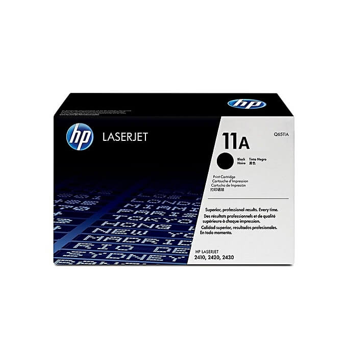 HP Q6511A - Black Print Cartridge. Laserjet 2420, 2430 Series, Page Yield 6000   Same as C6511A