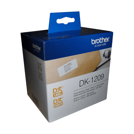 Brother DK-1209 Small Address Paper Labels (800 Labels) - 1.1" x 2.4" (28.9 mm x 62 mm) - toners.ca