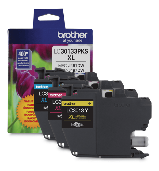Brother LC30133PKS Colour Ink Cartridges, Super High Yield - toners.ca