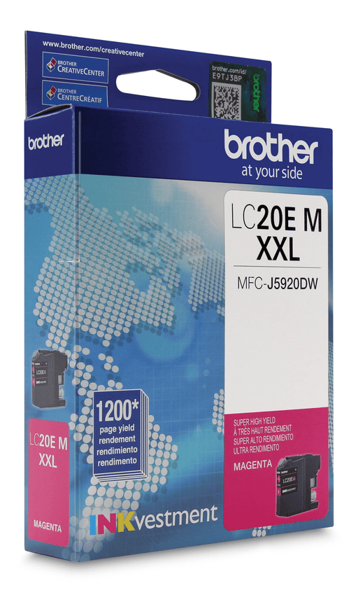 Brother LC20EMS INKvestment Magenta Ink Cartridge, Super High Yield (XXL Series) - toners.ca