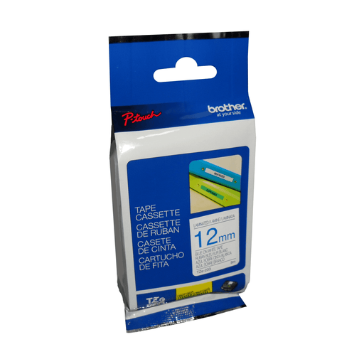 Brother Genuine TZe233 Blue on White Laminated Tape for P-touch Label Makers, 12 mm wide x 8 m long - toners.ca