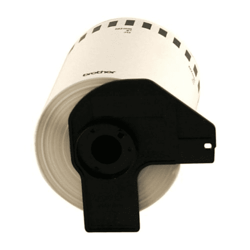 Brother DK-2243 Black/White Continuous Length Paper Tape   4" x 100' (101 mm x 30.4 m) - toners.ca
