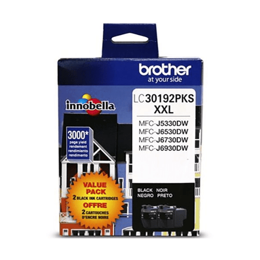 Brother LC30192PKS Innobella  Black Ink Cartridges, Super High Yield - toners.ca