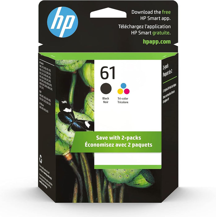 HP 61 Black/Tri-color Ink