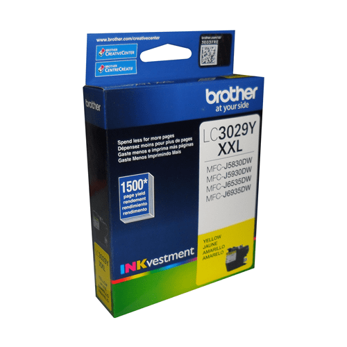 Brother LC3029YS Yellow INKvestment Tank Ink Cartridge, Super High Yield - toners.ca