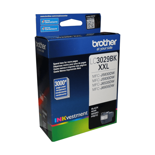 Brother LC3029BKS Black INKvestment Tank Ink Cartridge, Super High Yield - toners.ca