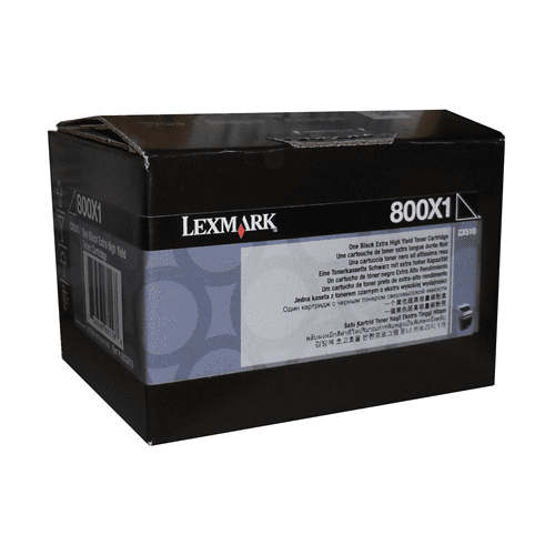 Genuine Lexmark CX510 Toner — Complete Set (Black/Cyan/Magenta/Yellow)