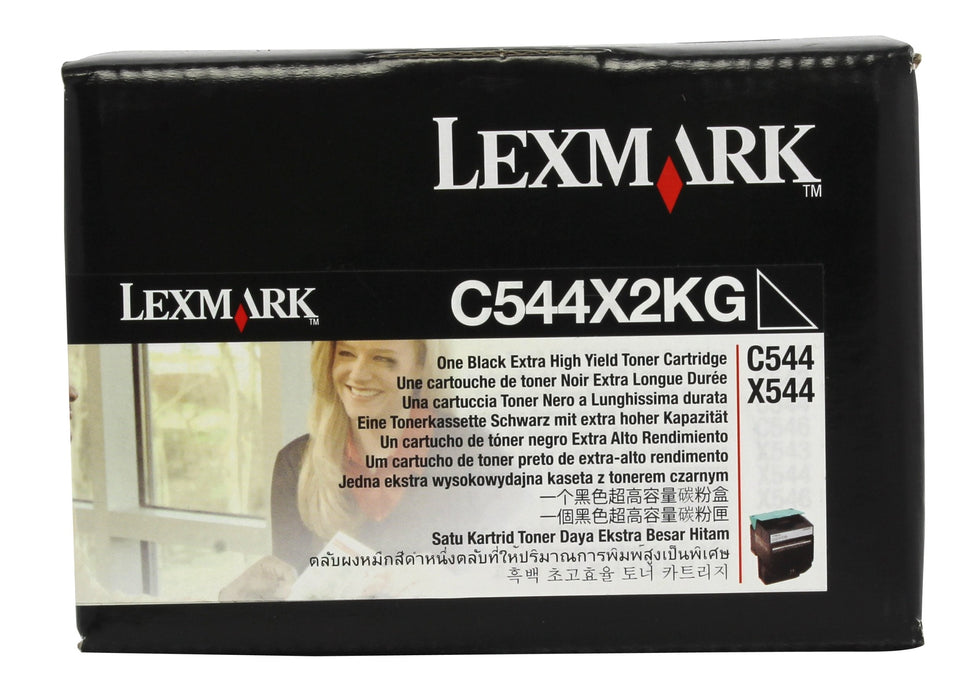 Genuine Lexmark C540 / C543 / C544 / C546 / X543 / X544 / X546 / X548 Toner — Complete Set (Black/Cyan/Magenta/Yellow)