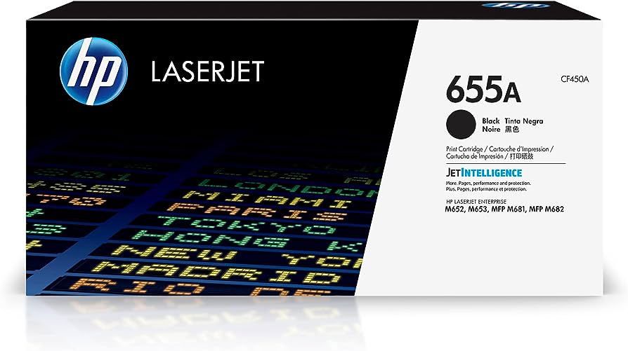 Genuine Hp LaserJet M652 M653 M681 M682 Toner — Complete Set (Black/Cyan/Magenta/Yellow)