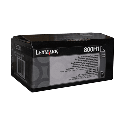 Genuine Lexmark CX410 Toner — Complete Set (Black/Cyan/Magenta/Yellow)