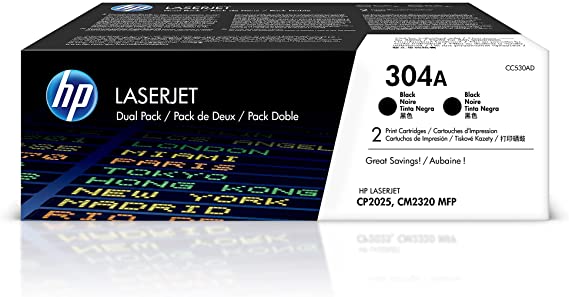 Genuine Hp LaserJet CP2025 CM2320 Toner — Complete Set (Black/Cyan/Magenta/Yellow)