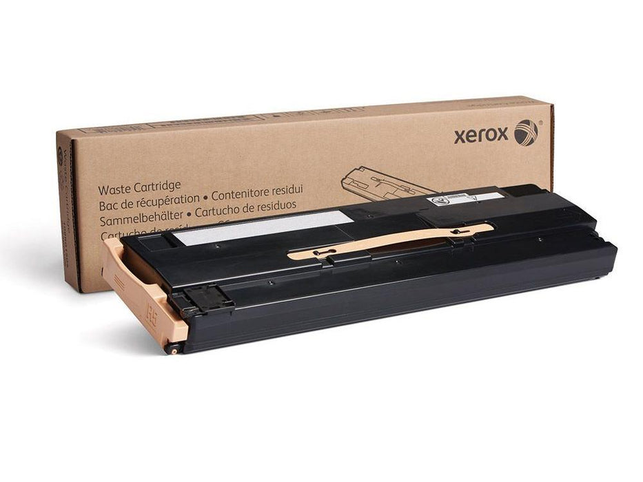 Genuine Xerox Waste Container + 4 Toners Set — 108R01504