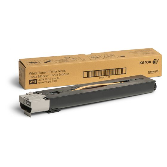 Xerox Color C60 White Toner Cartridge, Genuine OEM - toners.ca