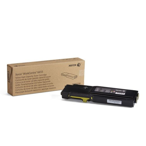 Xerox WorkCentre 6655 Yellow Toner Cartridge, High Capacity, Genuine OEM - toners.ca