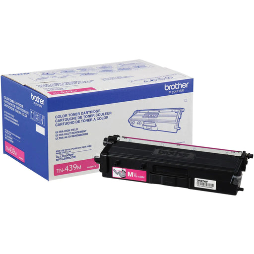 Brother tn-439m Magenta Toner Cartridge, Ultra High Yield,  Genuine OEM - toners.ca