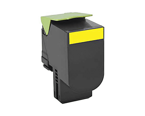 Lexmark CX310, 410, 510 Yellow 2K Toner Cartridge Part no.: 80C0S40 - toners.ca