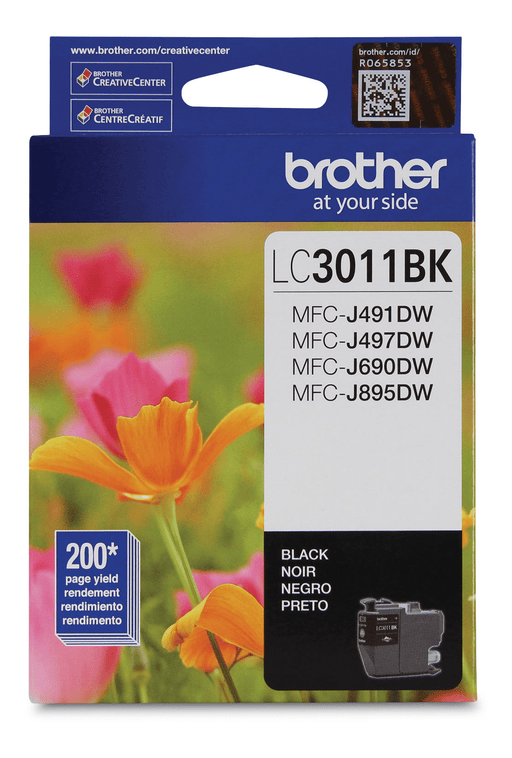 Brother LC3011BKS Black Ink Cartridge, Standard Yield - toners.ca