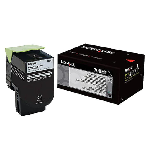 Lexmark CS310 CS410 Black Toner Cartridge, High Yield, Genuine OEM (70C0H10, 70C0HKG, 700H1, 701H) - toners.ca