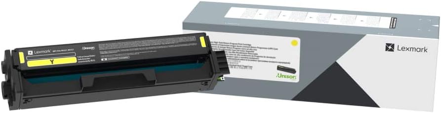 Lexmark 20N10Y0 Yellow Cartridge For use in CS/CX331,431 Estimated yield 1.5K