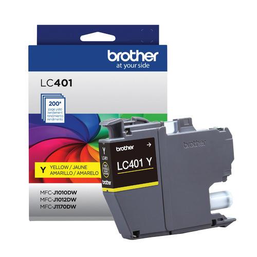 Brother Genuine LC401YS Standard-Yield Yellow Ink Cartridge - toners.ca