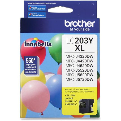 Brother LC203YS Innobella  Yellow Ink Cartridge, High Yield (XL Series) - toners.ca