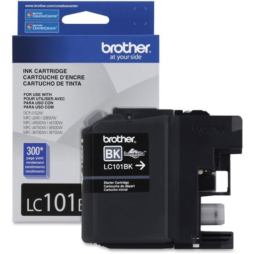 Brother LC101BKS Innobella  Black Ink Cartridge, Standard Yield - toners.ca