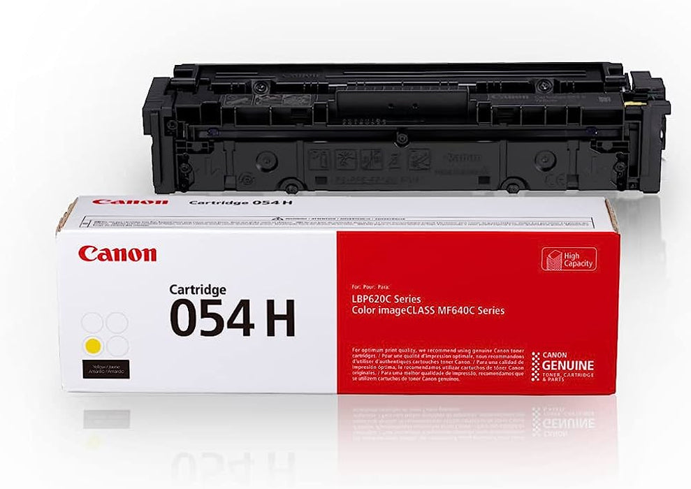 Canon 054H XL 3025C001 054Y H Yellow High Yield Toner Cartridge ImageClass MF640C MF642Cdw - toners.ca