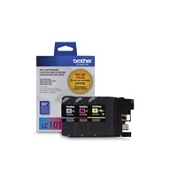 Brother LC1013PKS 3-Pack of Innobella  Colour Ink Cartridges, Standard Yield (1 each of Cyan, Magenta, Yellow) - toners.ca