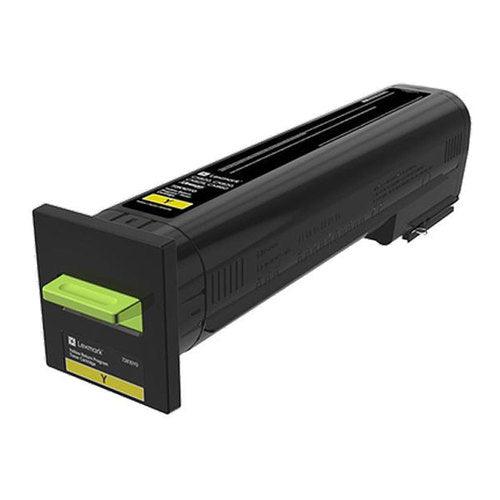 Lexmark CS820 Yellow Toner Cartridge, Standard Yield, Genuine OEM (72K10Y0) - toners.ca