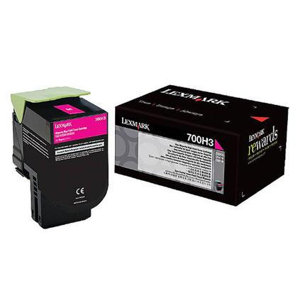 Lexmark CS310 CS410 Magenta Toner Cartridge, High Yield, Genuine OEM (70C1HM0, 701HM, 700H3, 70C0HMG) - toners.ca