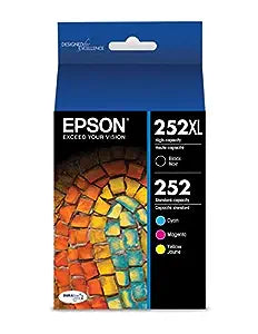 T252XL-BCS Epson T252 Durabrite Ultra XL Black and Color Combo Pack Ink Cartridges Large Capacity - toners.ca