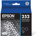 T252120D2 Epson 252 Durabrite Ultra Black Ink Dual Pack - toners.ca