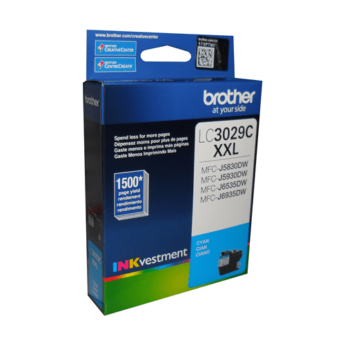 Brother LC3029CS Cyan INKvestment Tank Ink Cartridge, Super High Yield - toners.ca