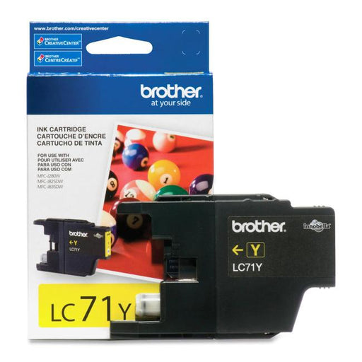 Brother LC71YS Innobella Yellow Ink Cartridge, Standard Yield - toners.ca