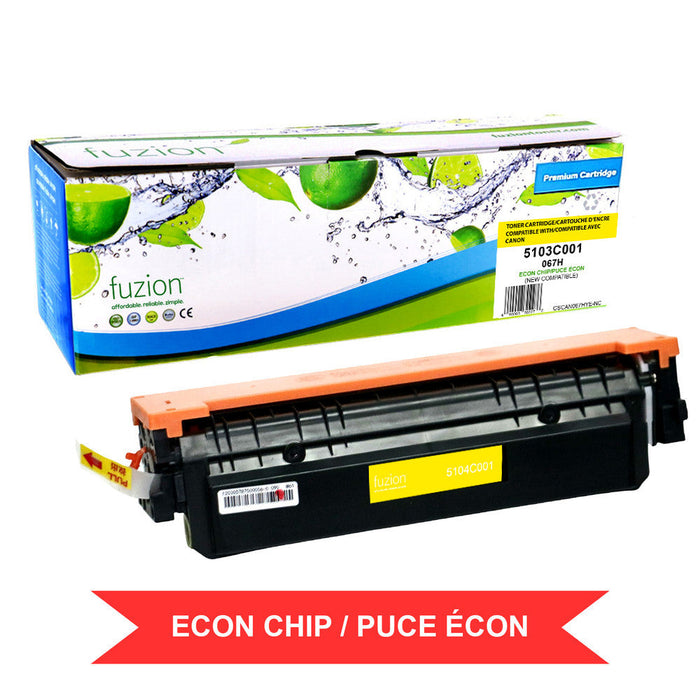 Canon 5103C001 (067H) Compatible HY Toner w/ ECON Chip - Yellow