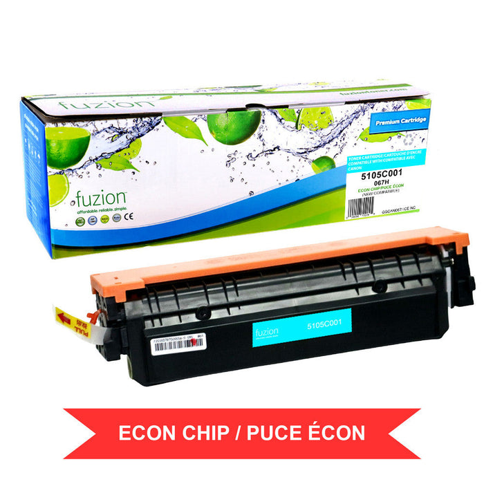 Canon 5105C001 (067H) Compatible HY Toner w/ ECON Chip - Cyan