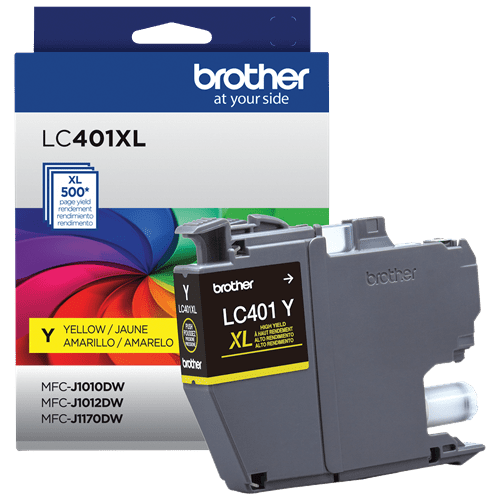 Brother Genuine LC401XLYS High-Yield Yellow Ink Cartridge - toners.ca