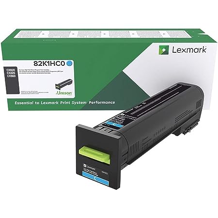 Lexmark CX820 Cyan Toner Cartridge, High Yield, Genuine OEM (82K1HC0, 82K0HCG) - toners.ca