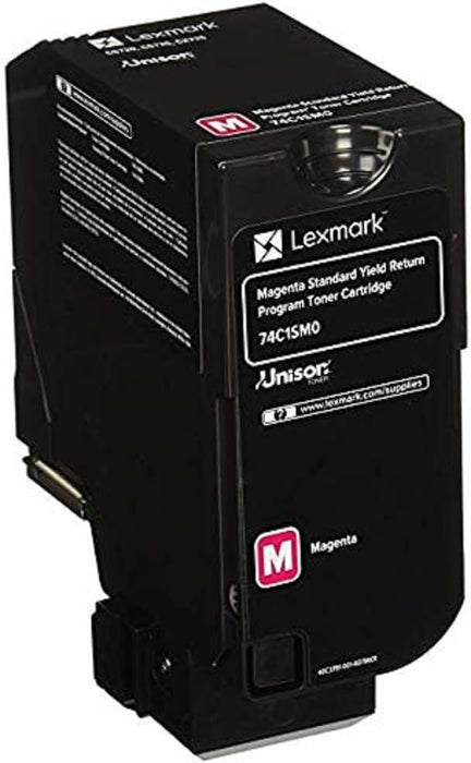 Lexmark CX725 Magenta Toner Cartridge, High Yield, Genuine OEM (84C0HMG, 84C0H30) - toners.ca