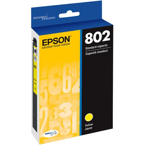 T802420S Epson 802 Yellow Original Ink Cartridge - toners.ca