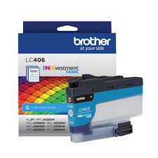 Brother Genuine LC406CS Standard-Yield Cyan Ink Cartridge - toners.ca