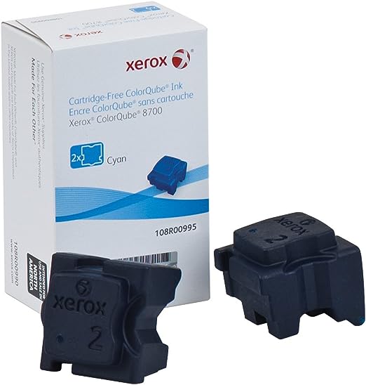 Xerox ColorQube 8700 Cyan Solid Ink Cartridge, 2/box, Genuine OEM - toners.ca