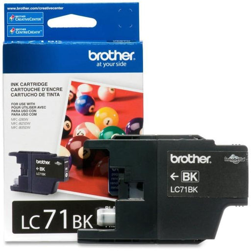 Brother LC71BKS Innobella  Black Ink Cartridge, Standard Yield - toners.ca