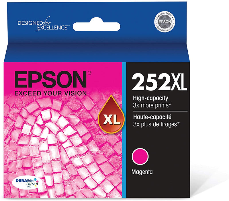 T252xl320-s Epson T252 Magenta Original Ink Cartridge - toners.ca