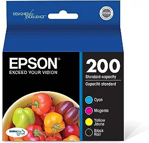 T200120-BCS Epson T200 Durabrite Ultra Black and Color Combo Pack - toners.ca