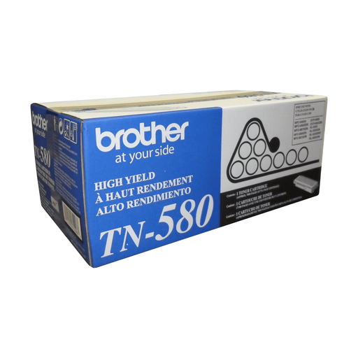 Brother TN580 Black Toner Cartridge, High Yield - toners.ca