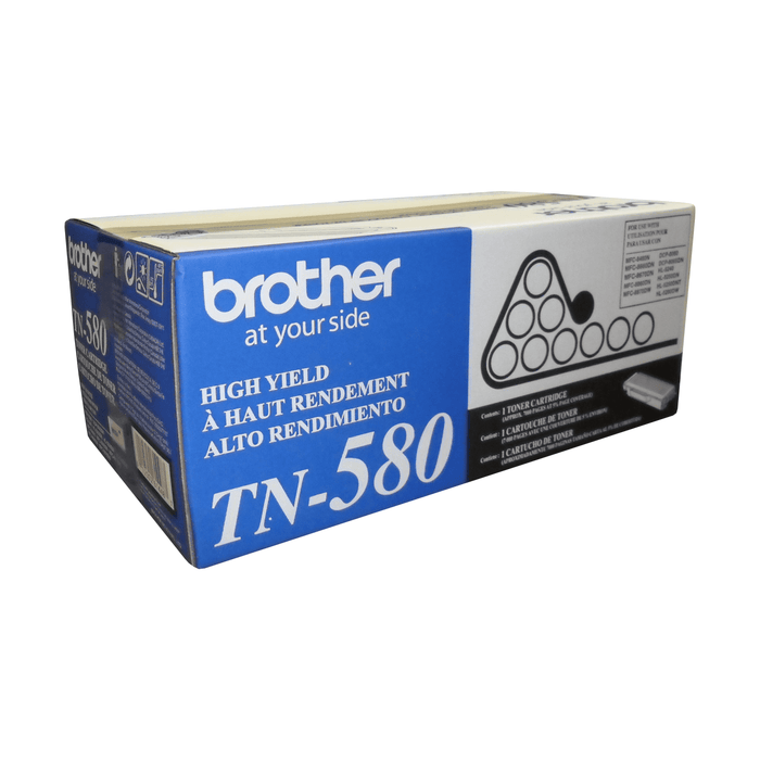 Brother TN580 Black Toner Cartridge, High Yield - toners.ca