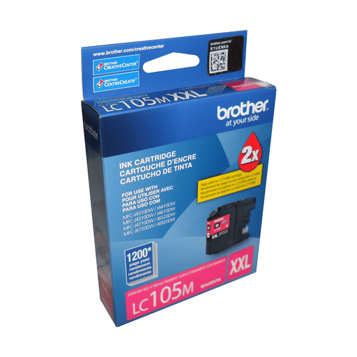 Brother LC105MS Innobella  Magenta Ink Cartridge, Super High Yield (XXL Series) - toners.ca