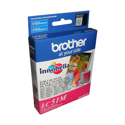 Brother LC51MS Innobella  Magenta Ink Cartridge, Standard Yield - toners.ca