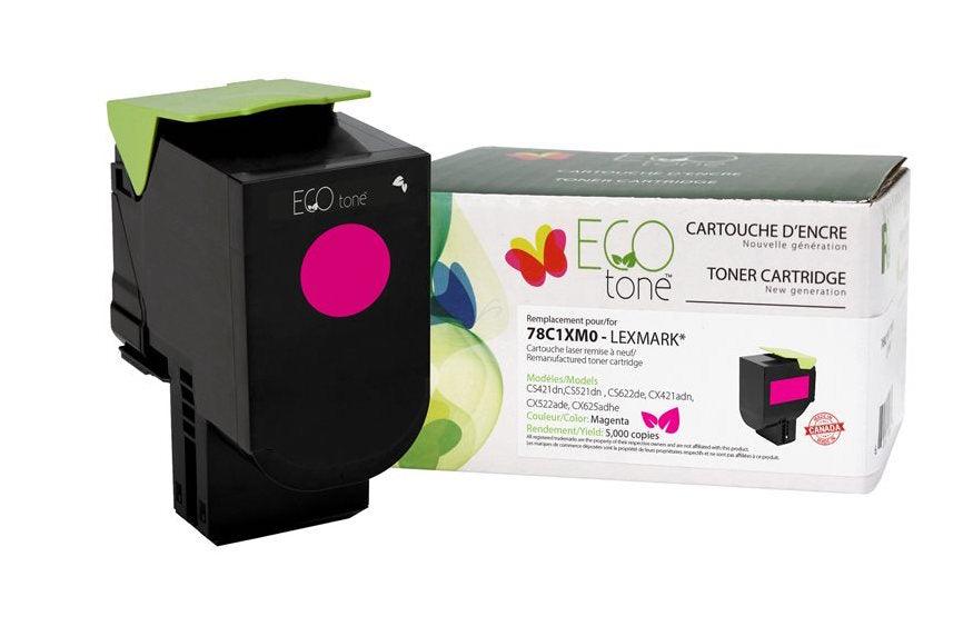 Lexmark CS421DN Magenta Toner Cartridge, Extra High Yield, Genuine OEM (78C0X20, 78C1XM0, 78C0XCG) - toners.ca